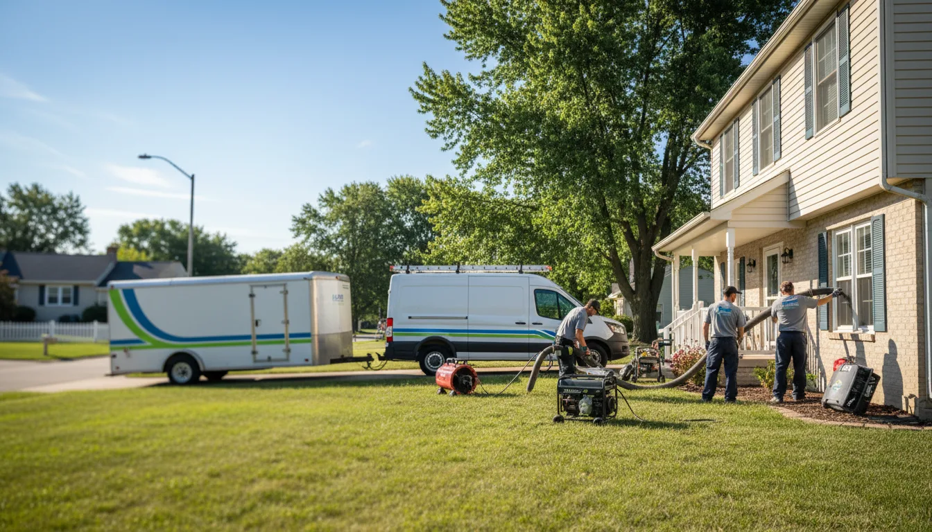 Flooded Basement Restoration And Cleanup With Repair in West Elkton, OH near me